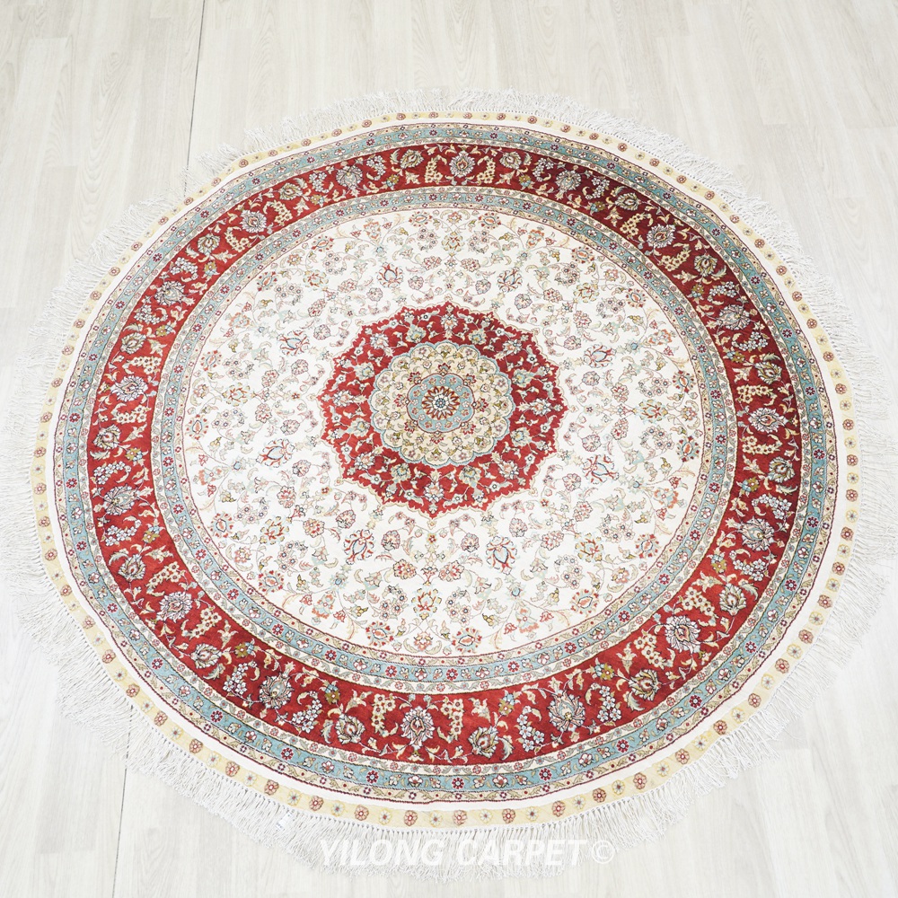 9498-5x5-Round-Traditional-Rug – Oriental Rug Palace